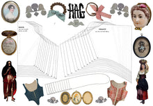 Load image into Gallery viewer, Forager’s Stays Pattern ~ memento mori