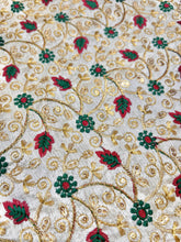 Load image into Gallery viewer, Gilt Embroidered Dupioni