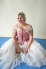 Load image into Gallery viewer, Pink Taffeta Underbust Cincher