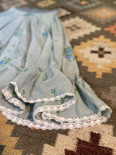 Load image into Gallery viewer, Blue Calico Circle Skirt