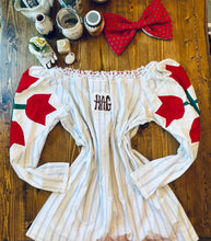 Load image into Gallery viewer, Red Tulip Quilt Chemise