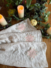 Load image into Gallery viewer, Cream Star Linen Apron Dress
