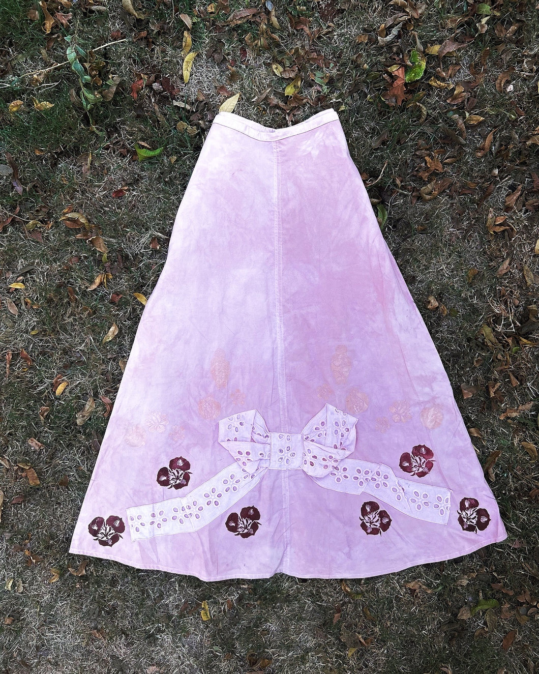 Avocado Dyed Mariposa Skirt