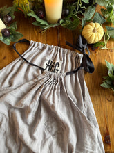 Load image into Gallery viewer, Gray Star Linen Apron Dress
