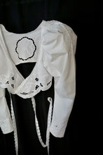 Load image into Gallery viewer, White Cutwork Shrug 34”-38”
