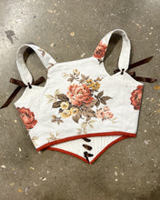 Load image into Gallery viewer, 40” Rose Print Bark Cloth Stays preorder
