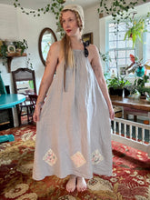Load image into Gallery viewer, Gray Star Linen Apron Dress
