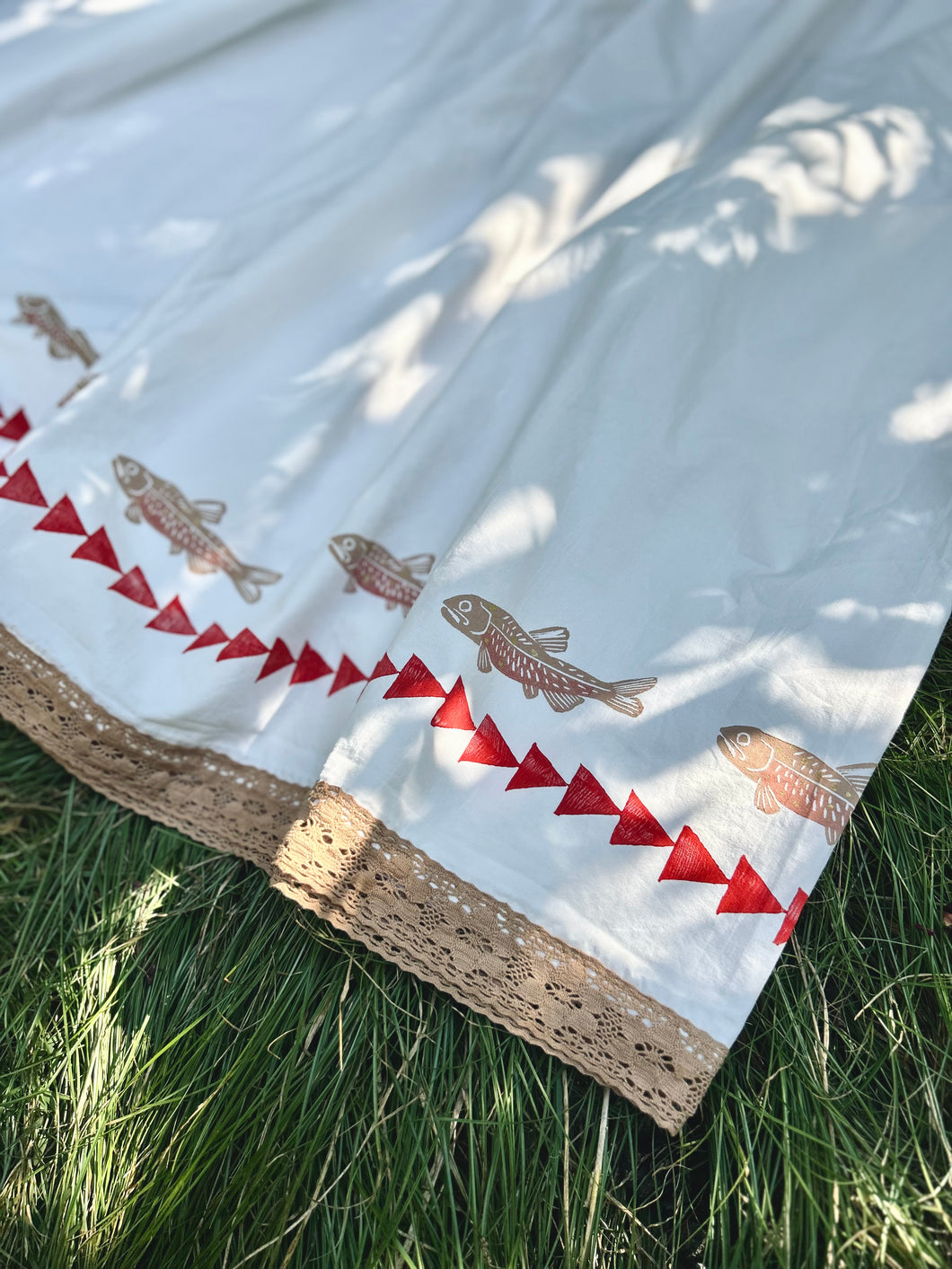 Salmon & Flying GeesePetticoat