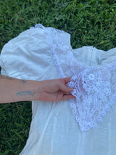 Load image into Gallery viewer, 80’s Does Edwardian Gauzy Ghost Dress
