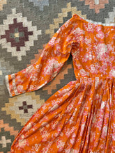 Load image into Gallery viewer, Orange Toile Round Gown
