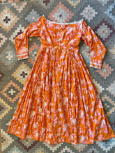 Load image into Gallery viewer, Orange Toile Round Gown
