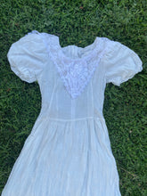 Load image into Gallery viewer, 80’s Does Edwardian Gauzy Ghost Dress
