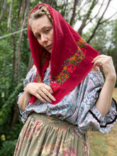 Load image into Gallery viewer, Red Poppy Scarf
