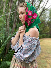 Load image into Gallery viewer, Green Fairytale Scarf

