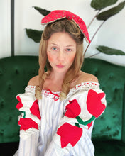 Load image into Gallery viewer, Red Tulip Quilt Chemise
