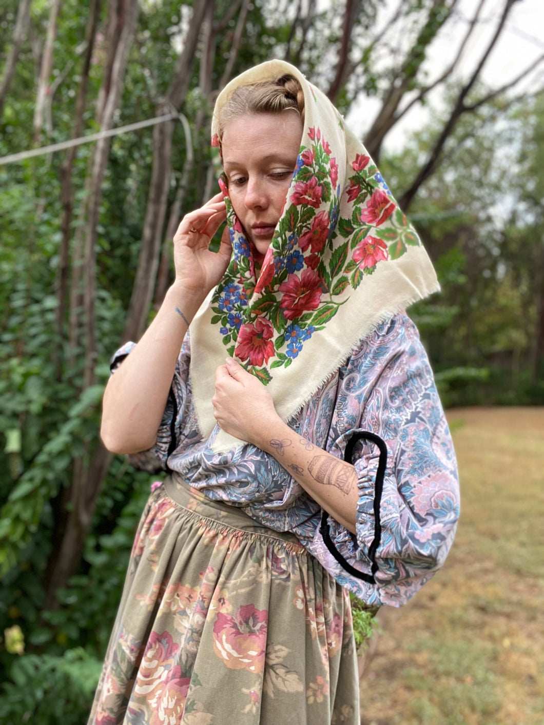 Flower Garden Shawl