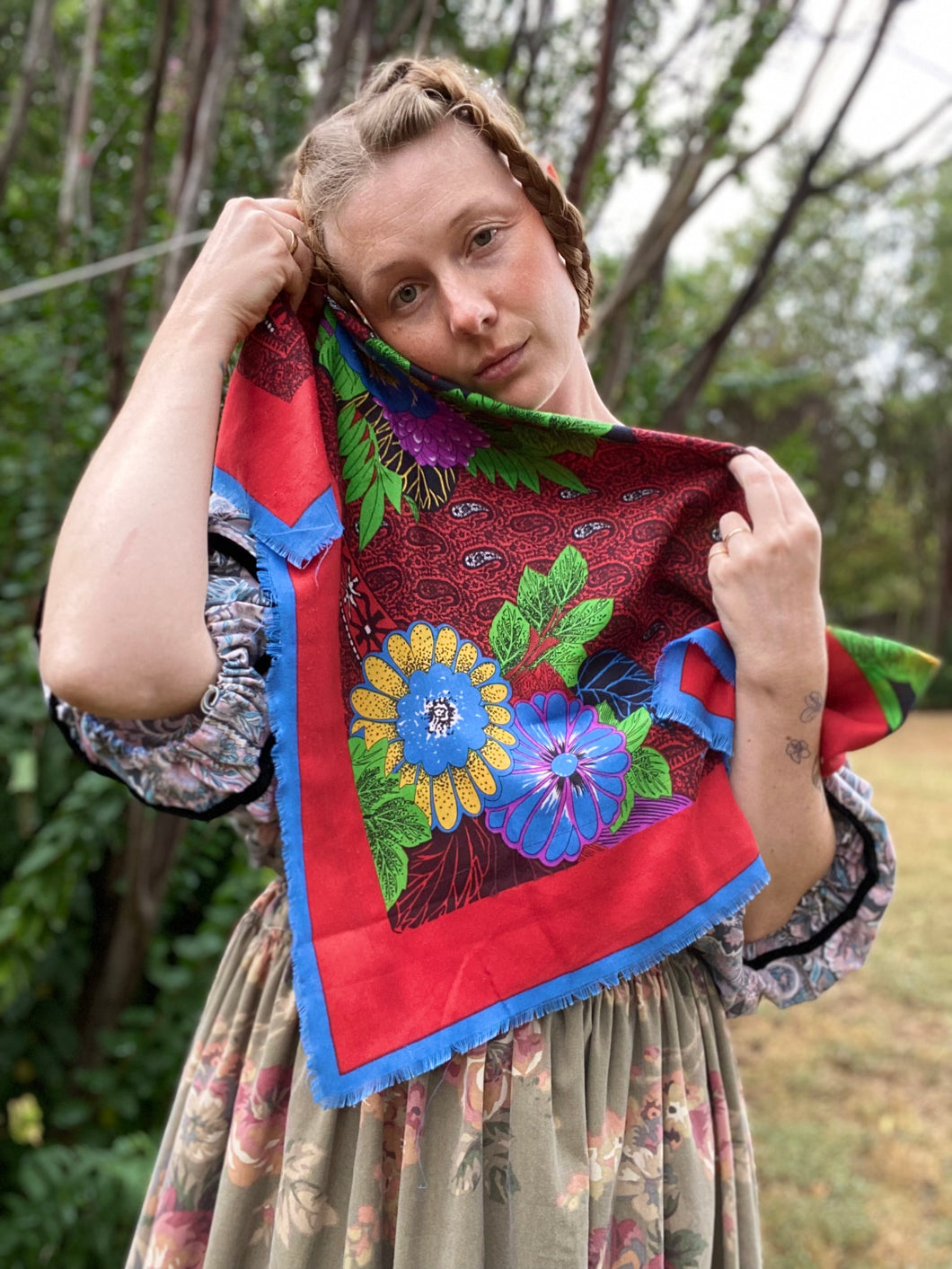 Paisley Bouquet Scarf