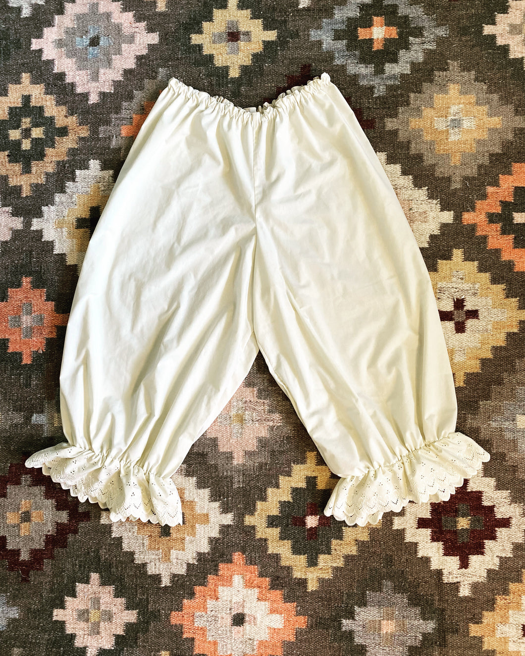 Cream Eyelet Bloomers