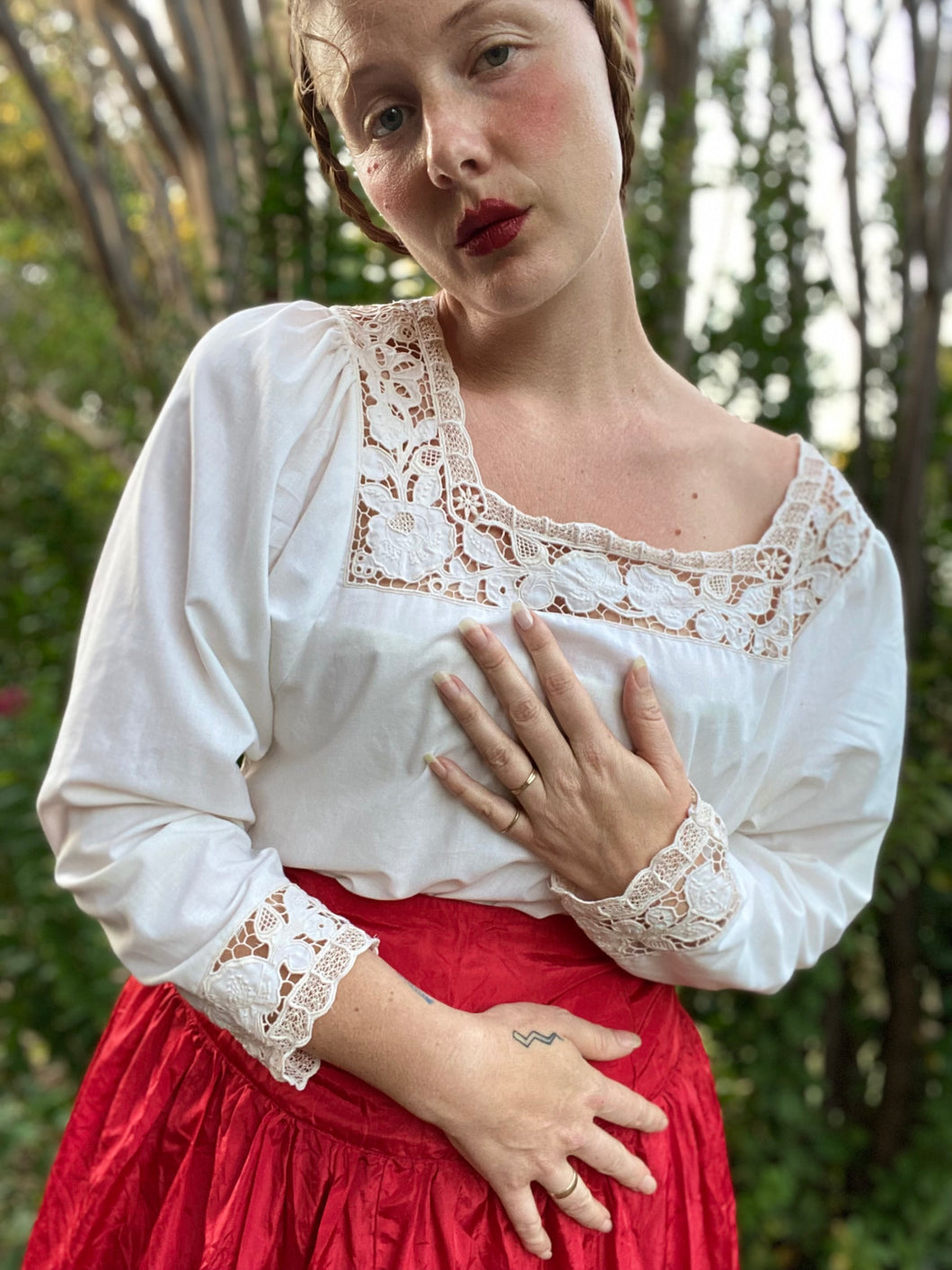 Eastern European Embroidered Blouse