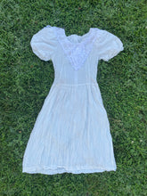 Load image into Gallery viewer, 80’s Does Edwardian Gauzy Ghost Dress
